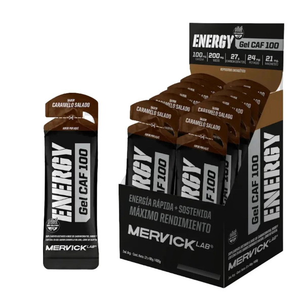 Gel Caf100 Mervick X 12u Sabor Caramelo Salado