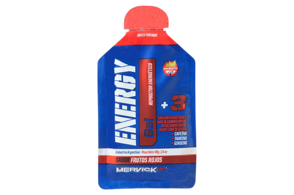 Gel Energy Mervick Lab Cafeína Caja x12 Un
