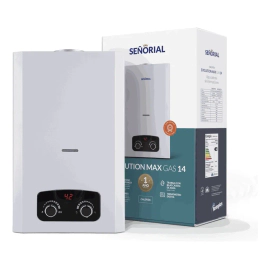 Calefón Señorial Evolution Max 14 Litros Gas Licuado Blanco Glp