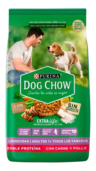 Alimento Dog Chow Longevidad Senior +7 Mediano Y Grande X 21kg