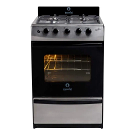 Cocina Escorial Master Style Acero Inoxidable Con Visor Acero Inoxidable