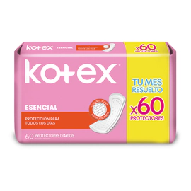 Protector Diario Kotex Esencial x60 Unidades