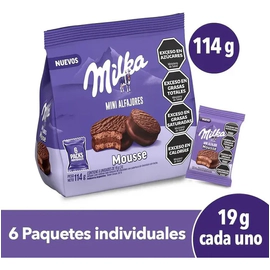 Mini Alfajor Milka Mousse 114g