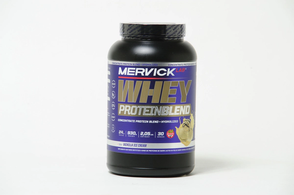 Proteína Mervick Lab Whey Protein L-Glutamina BCAA Aminoacidos 2 Lb