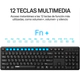 Kit Teclado Y Mouse Rapoo X2100 Inalámbrico 1200 DPI USB