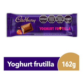 Chocolate Cadbury Relleno Yoghurt Frutilla 162 G.