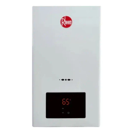 Calefón Rheem 14 Lts Tiro Natural Digital Sin Llama Piloto