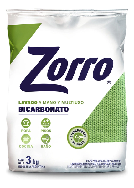 Zorro Polvo Ae Bicarbonato 3kg