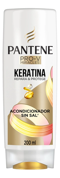 Acondicionador Sin Sal' Pantene Keratina Con Pro Vitamina B5 200 Ml