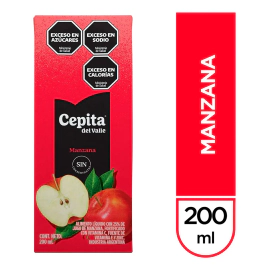 Jugo de Manzana Cepita del Valle 200 Ml