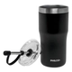 Vaso Térmico Con Sorbete Philco 500ml De Acero Inox Negro
