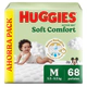 Pañales Huggies Soft Comfort Pack Ahorro M G XG XXG XXXG