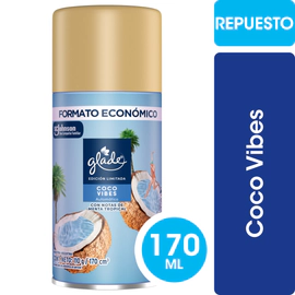 Aromatizante Glade Coco Autom. Difusor 170ml
