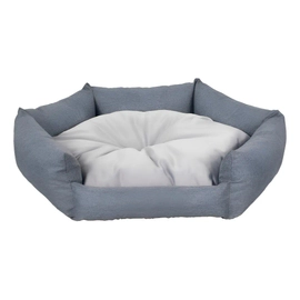 Cama Moisés Con Almohadón Para Mascotas Tamaño M Color Gris
