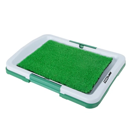 Bandeja Sanitaria Con Césped Sintético Con Marco Proline Verde