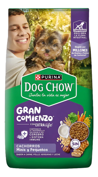 Alimento Para Perro Dog Chow Gran Comienzo Cachorros Y Pequeños X 21 Kg