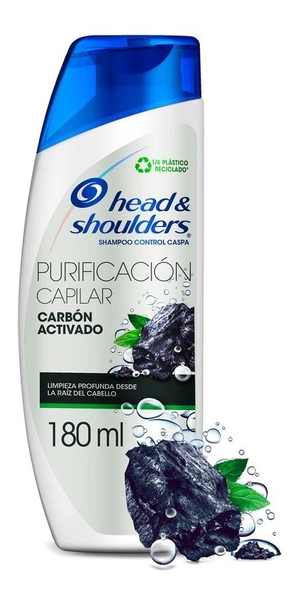 Shampoo Head & Shoulders Purificación Capilar 180 Ml