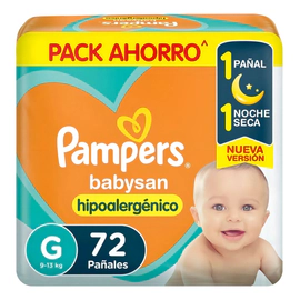 Pampers Babysan Gde 72 Un Grande (g) Sin Género