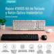 Kit Teclado Y Mouse Rapoo X1800S Inalámbrico 1000 DPI USB