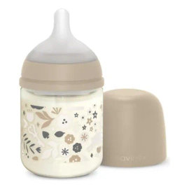 Suavinex Mamadera de Vidrio Premium 120ml Beige