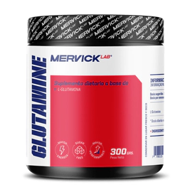 Glutamina Mervick Lab Aminoácido 300 Gr