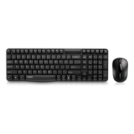 Kit Teclado Y Mouse Rapoo X1800S Inalámbrico 1000 DPI USB