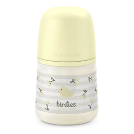Suavinex Biberón Premium 150ml Birdies Color Beige