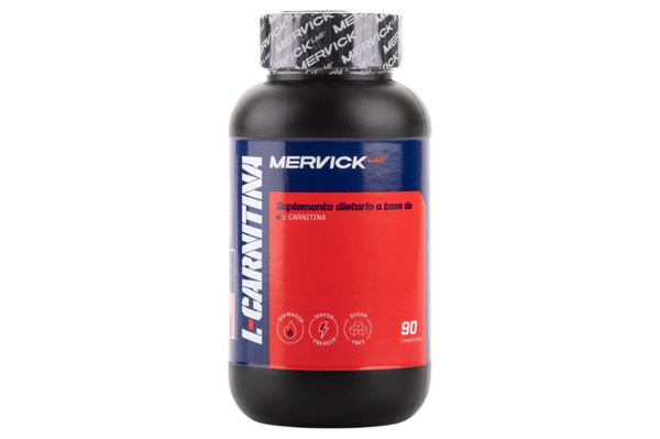 L-Carnitina En Cápsulas Mervick Lab Quemador de Grasa Abdominal 90 Un