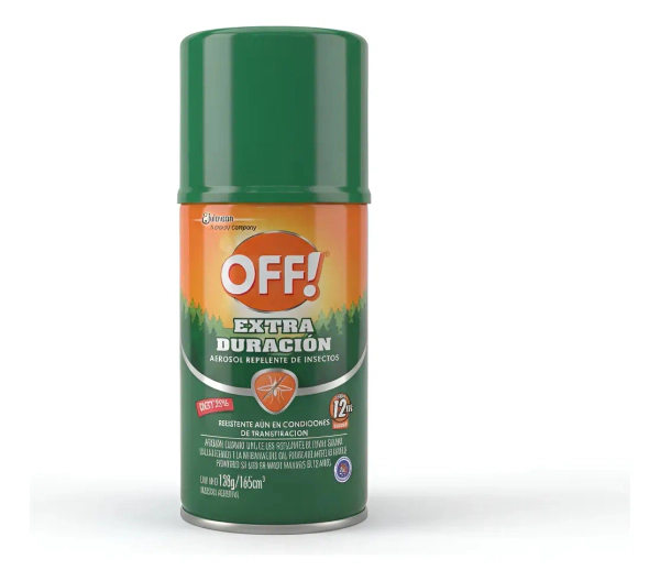 Off Extra Duracion Repelente Mosquitos 12 Hs 165ml