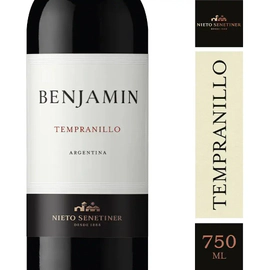Vino Benjamín Tempranillo 750 Ml