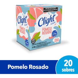 Jugo Clight Pomelo Rosado 8g Caja X 20 Sobres