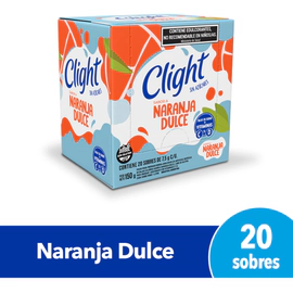 Jugo Clight Naranja Dulce 7,5g Caja X 20 Sobres