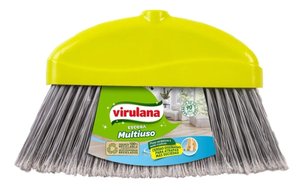 Escoba Multiuso Virulana Limpieza Pisos Hogar
