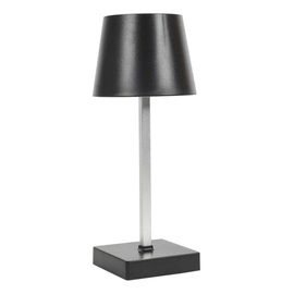 Lámpara De Mesa Táctil Led Negro Negro Negro