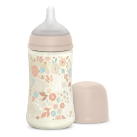 Suavinex Mamadera 270ml Wonderland Bebés +3 Meses Color Rosa