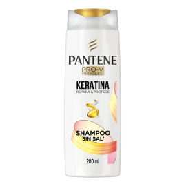 Shampoo Sin Sal Pantene Keratina Con Pro Vitamina B5 200ml