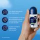 Desodorante antitranspirante masculino NIVEA Derma Control Roll-On x 50 ml
