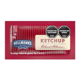 Ketchup Sachet Caja Hellmanns Original 8 g x 196 Unid
