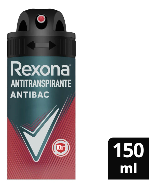 Rexona Antitranspirante Desodorante Aerosol Antibacterial