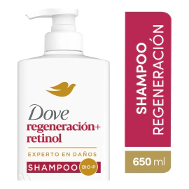 Shampoo Dove Regeneración + Retinol 650ml