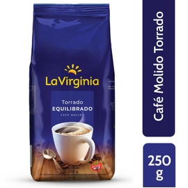 Café Molido Torrado La Virginia Equilibrado 250 Gr