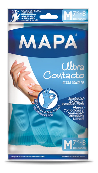 Guantes Mapa Ultra Contacto Talle M Limpieza Hogar
