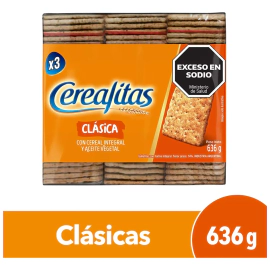 Galletitas Crackers Cerealitas Clásicas 636g