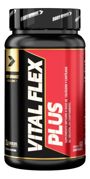 Body Advance Vital Flex Plus Suplemento Colágeno X60c Sin Sabor