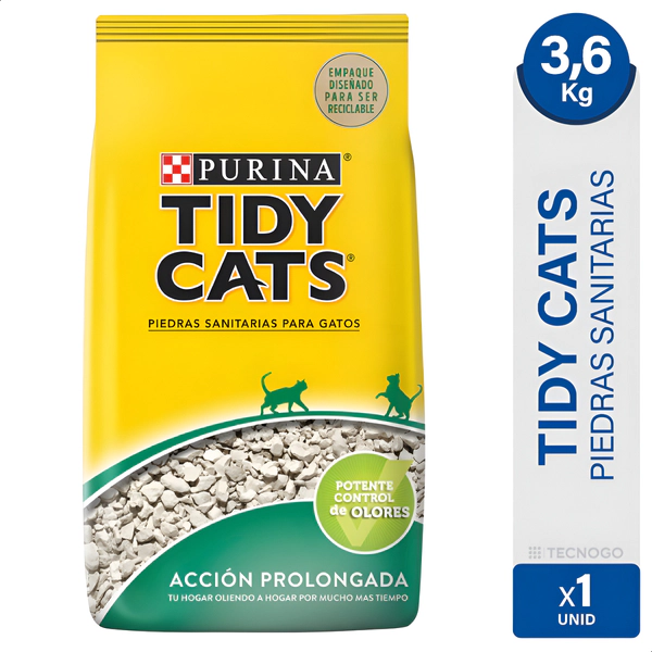 Piedras Sanitarias Gatos Purina Tidy Cats Piedritas 3,6 Kg