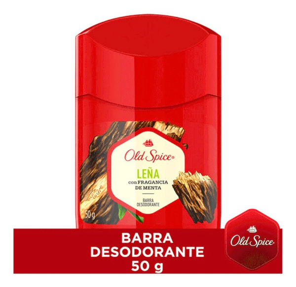 Desodorante En Barra Old Spice Leña 50 g