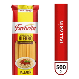 Fideos Favorita Tallarín 500 Gr