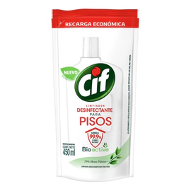 Limpiador Desinfectante Para Pisos Cif Original 450 Ml