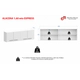 Alacena Mueble De Cocina Mosconi Express 1,60 Mts. Melamina