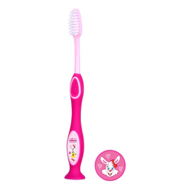 Cepillo De Dientes Chicco 3-6 Años Rosa